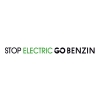 Naklejka Stop Electric Go Benzin