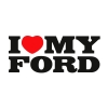 Naklejka I Love My Ford