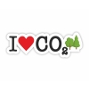 Naklejka I Love CO2