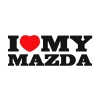 Naklejka I Love My Mazda
