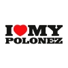 Naklejka I Love My Polonez