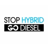 Naklejka Stop Hybrid Go Diesel