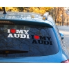 Naklejka I Love My Audi