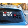 Naklejka I Love My E46