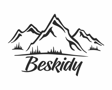 Naklejka Góry Beskidy