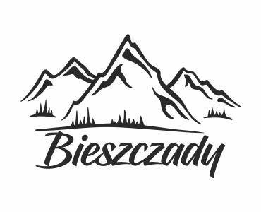 Naklejka Góry Bieszczady