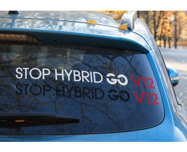 Naklejka Stop Hybrid Go V12