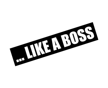 Naklejka Like a boss