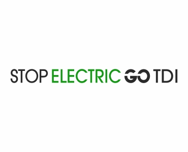 Naklejka Stop Electric Go TDI