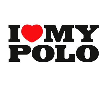 Naklejka I Love My Polo