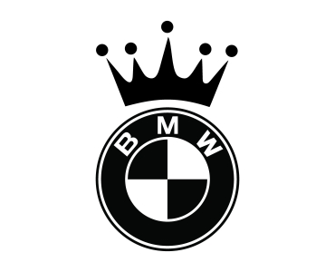 Naklejka BMW King