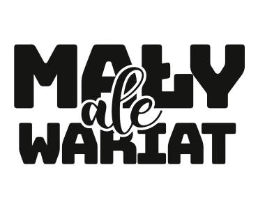 Naklejka Mały ale wariat