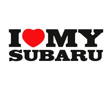 Naklejka I Love My Subaru