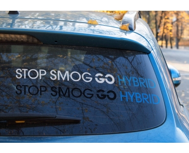 Naklejka Stop Smog Go Hybrid