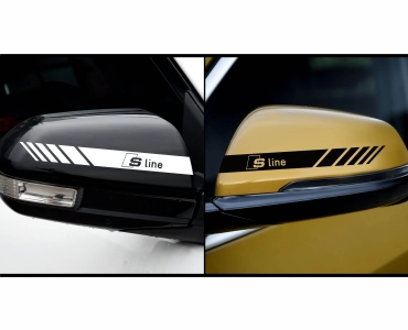 Naklejka na lusterka Audi S Line