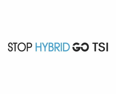 Naklejka Stop Hybrid Go TSI