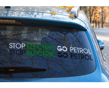 Naklejka Stop Electric Go PETROL