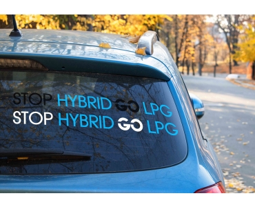 Naklejka Stop Hybrid Go LPG