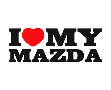 Naklejka I Love My Mazda