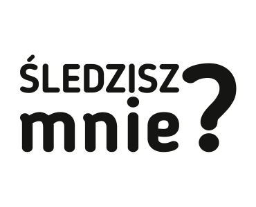 Naklejka ŚLEDZISZ MNIE ?
