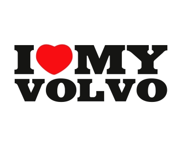 Naklejka I Love My Volvo