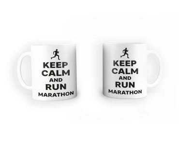 Kubek Keep Calm and Run Marathon